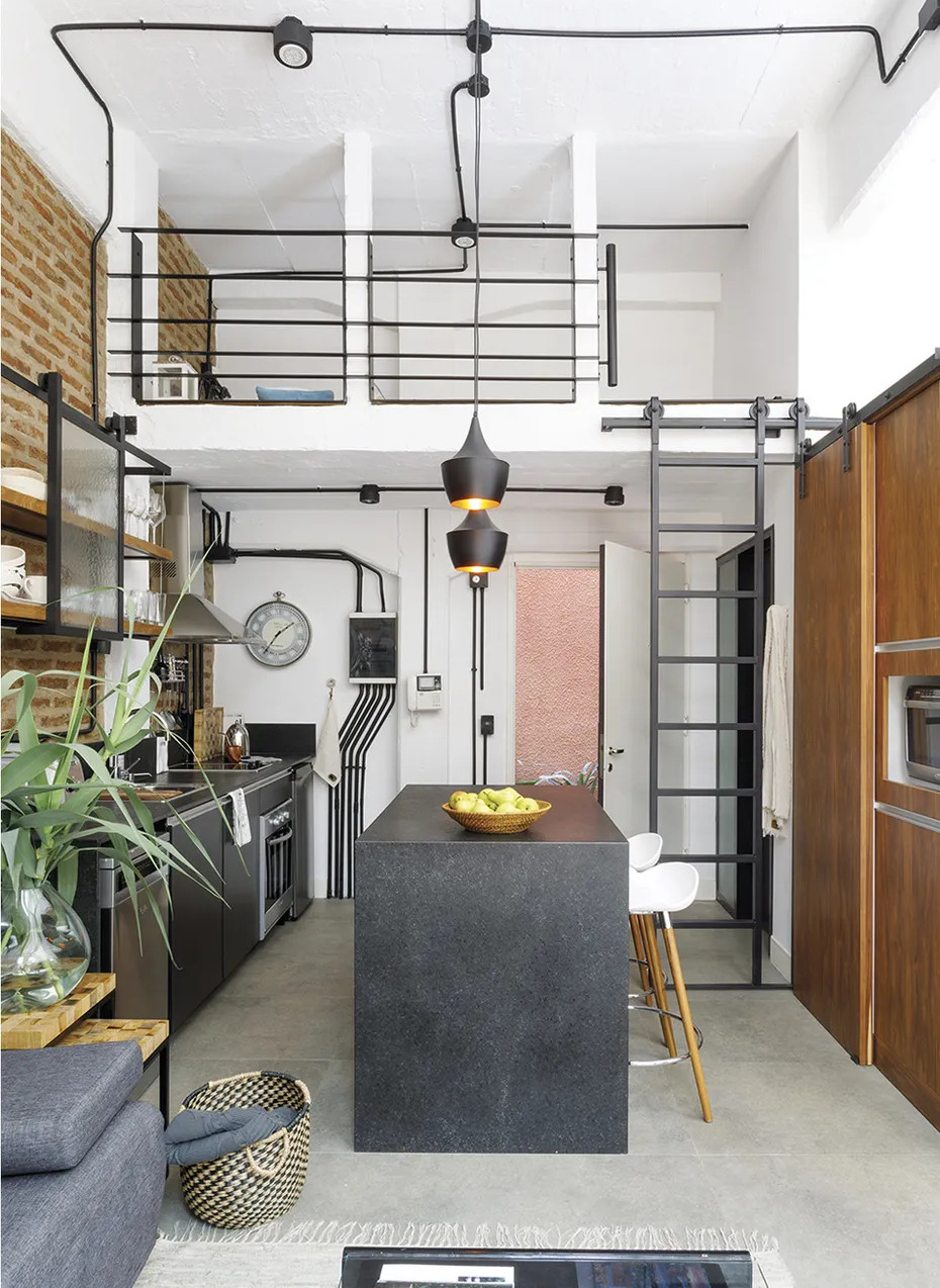cuisine équipée mini loft