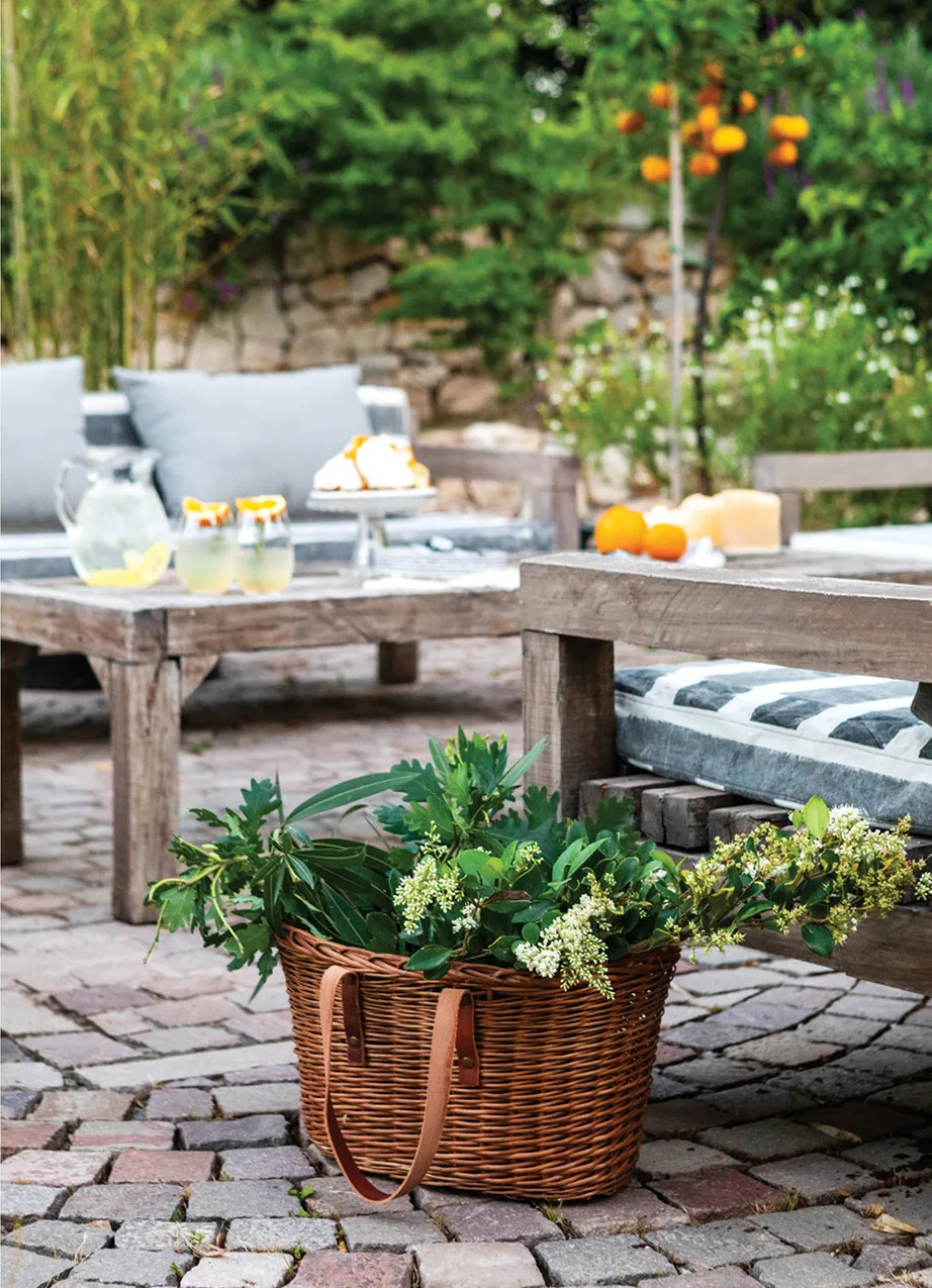 terrasse en pavés
