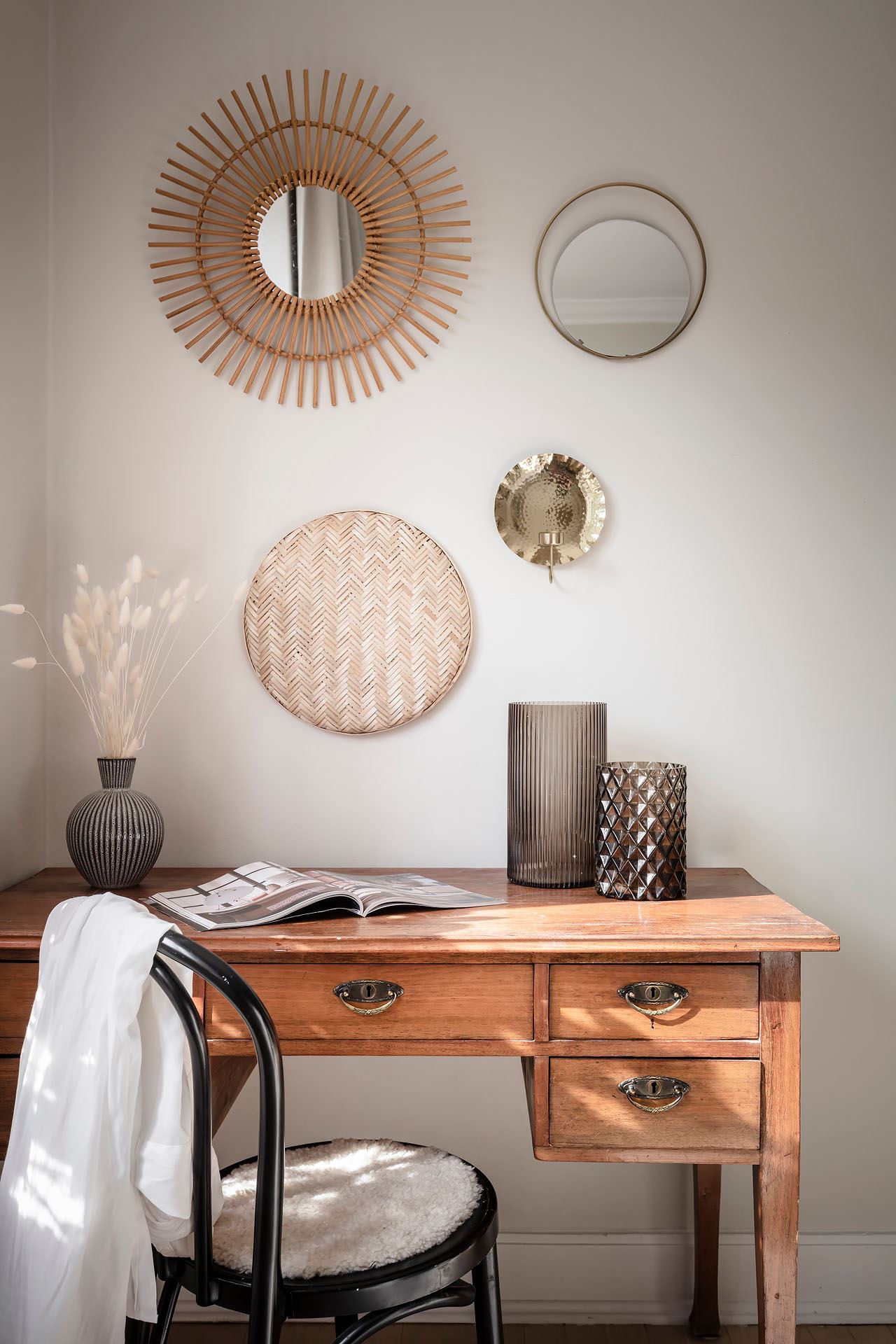 bureau vintage avec miroirs bureau vintage avec miroirs