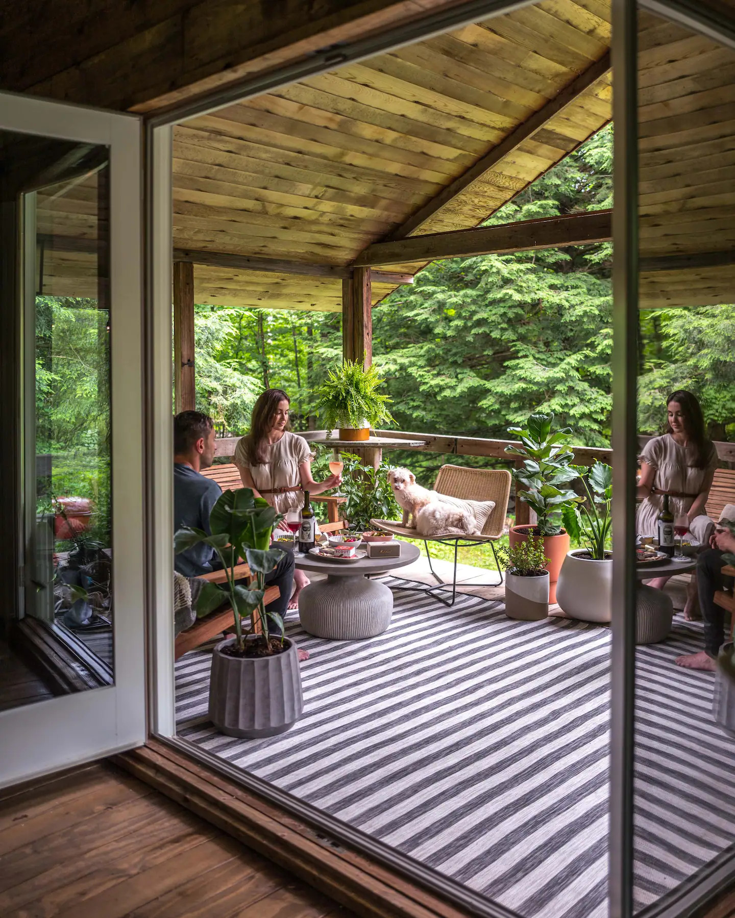 terrasse maison en bois