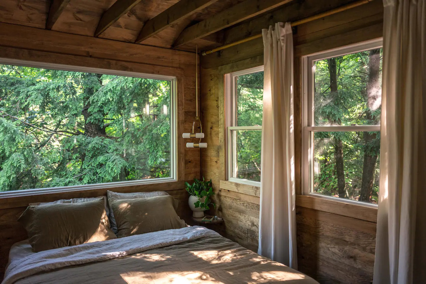 chambre maison en bois