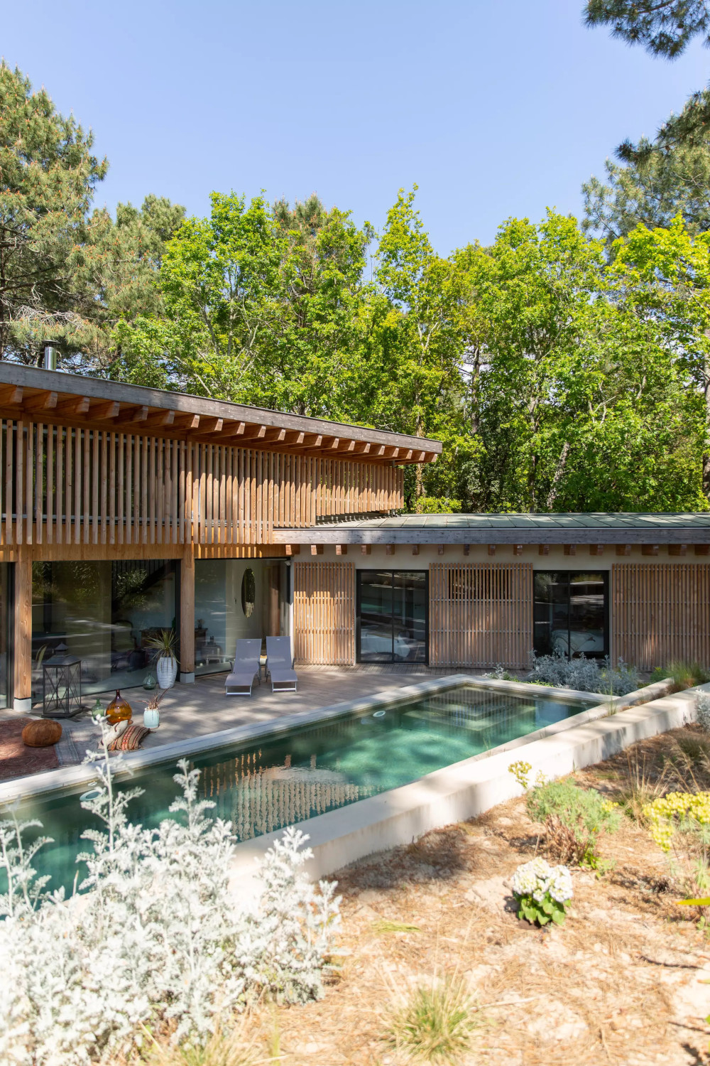 façade maison en bois le Cap Ferret