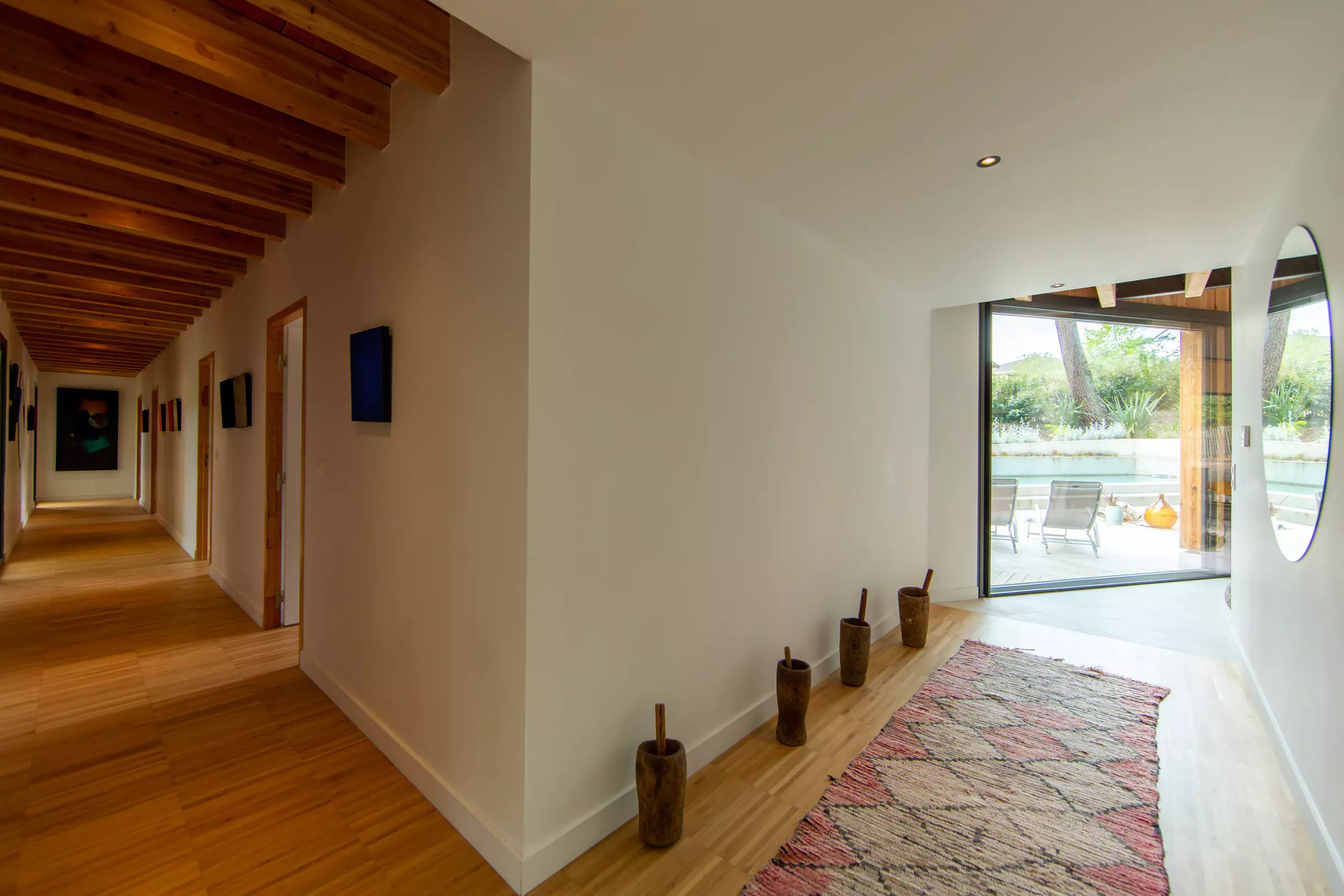 couloir maison d'architecte