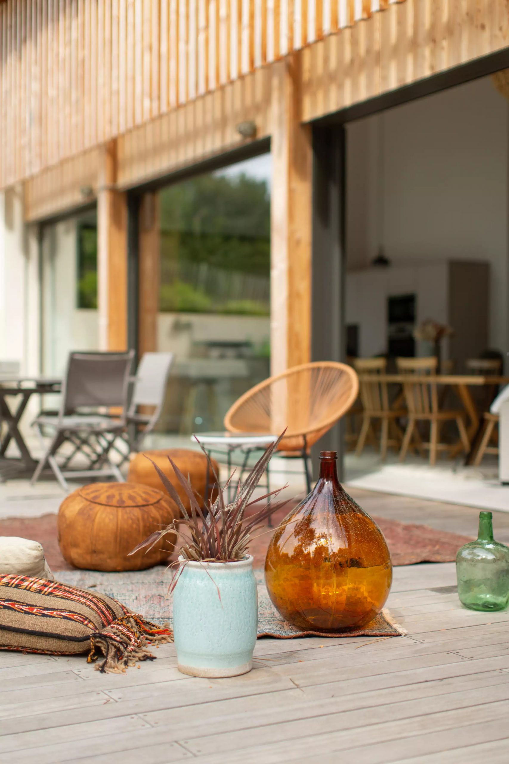 terrasse maison en bois le Cap Ferret