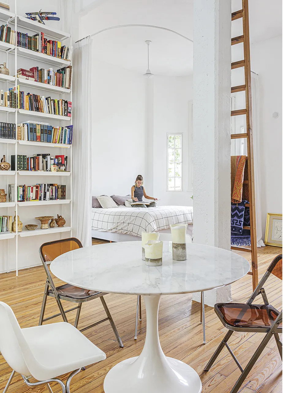 salon et chambre décoration design loft