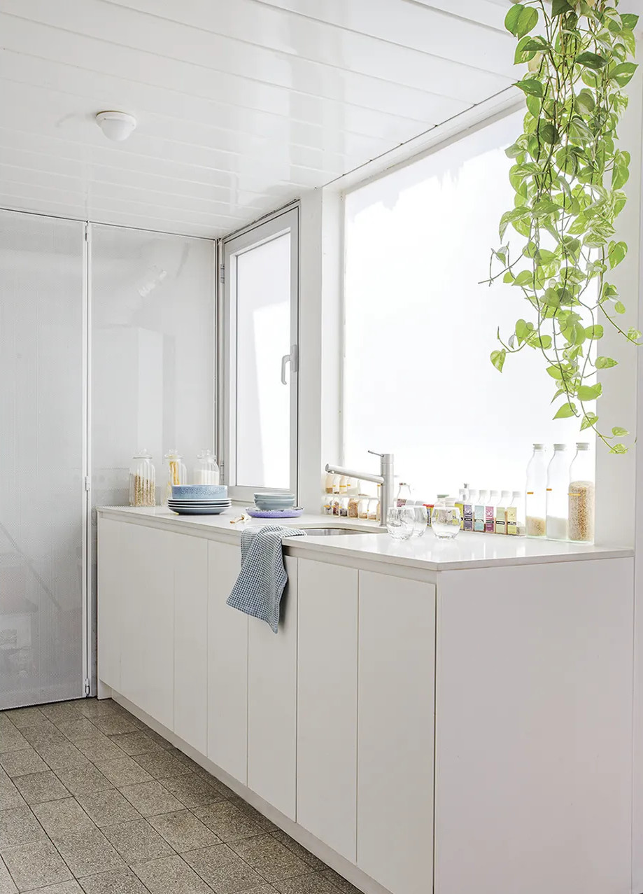cuisine blanche design et minimaliste