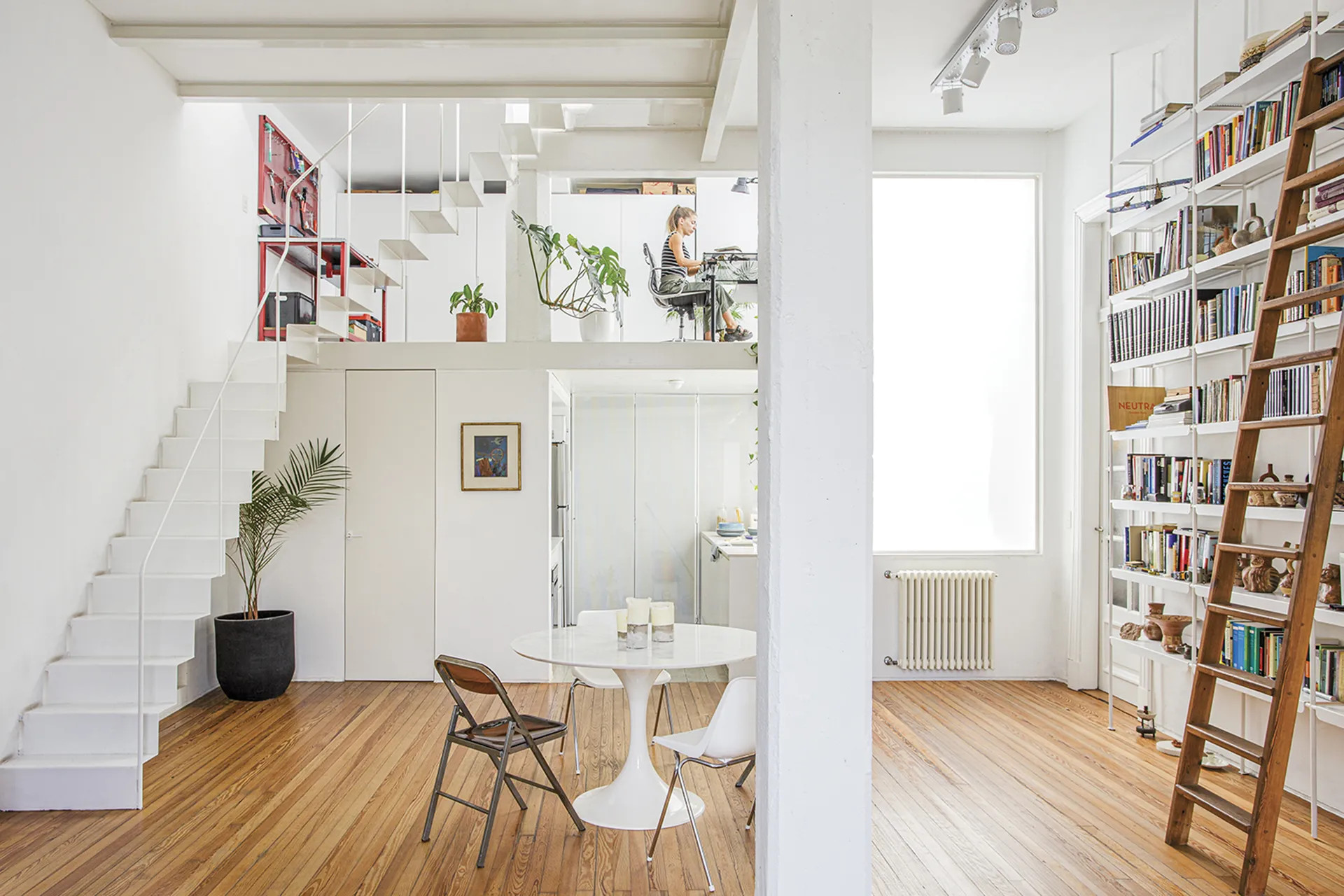 salon double hauteur décoration design loft