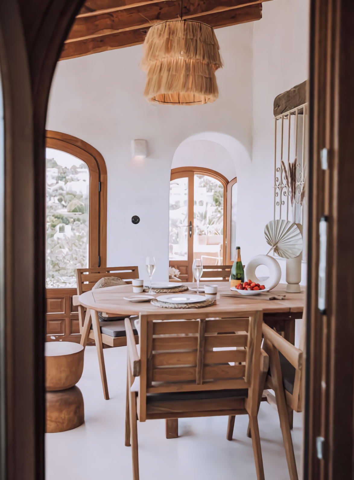 salle à manger maison rustique chic