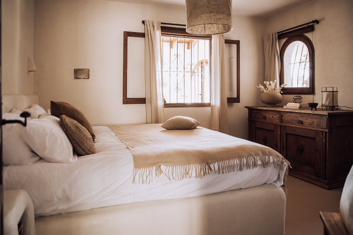 chambre maison rustique chic