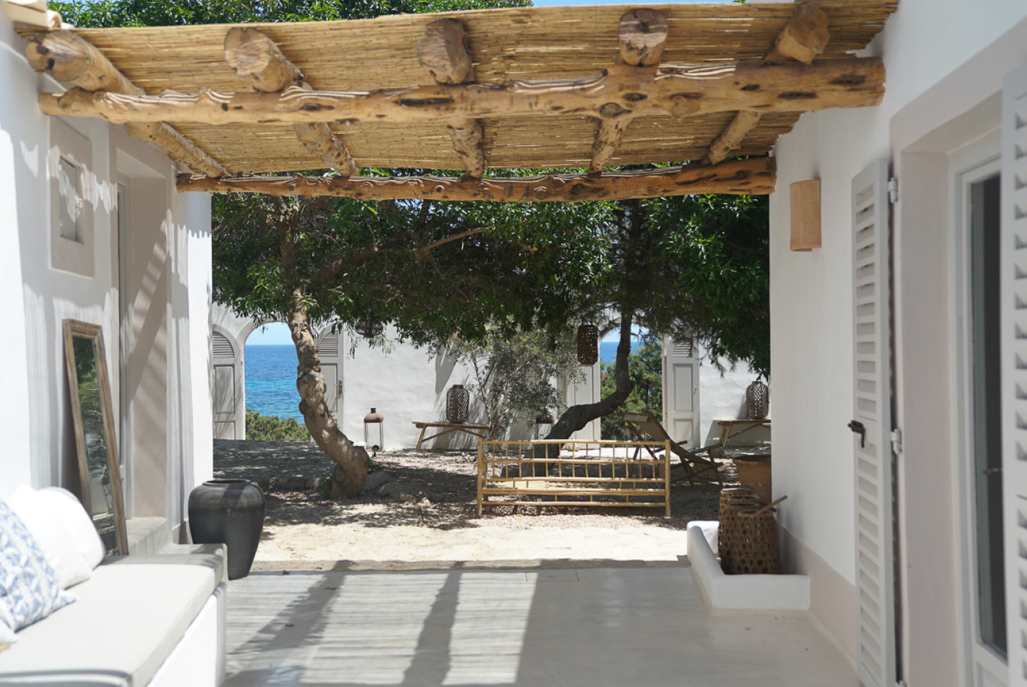 terrasse couverte avec pergola bois et canisses terrasse couverte avec pergola bois et canisses