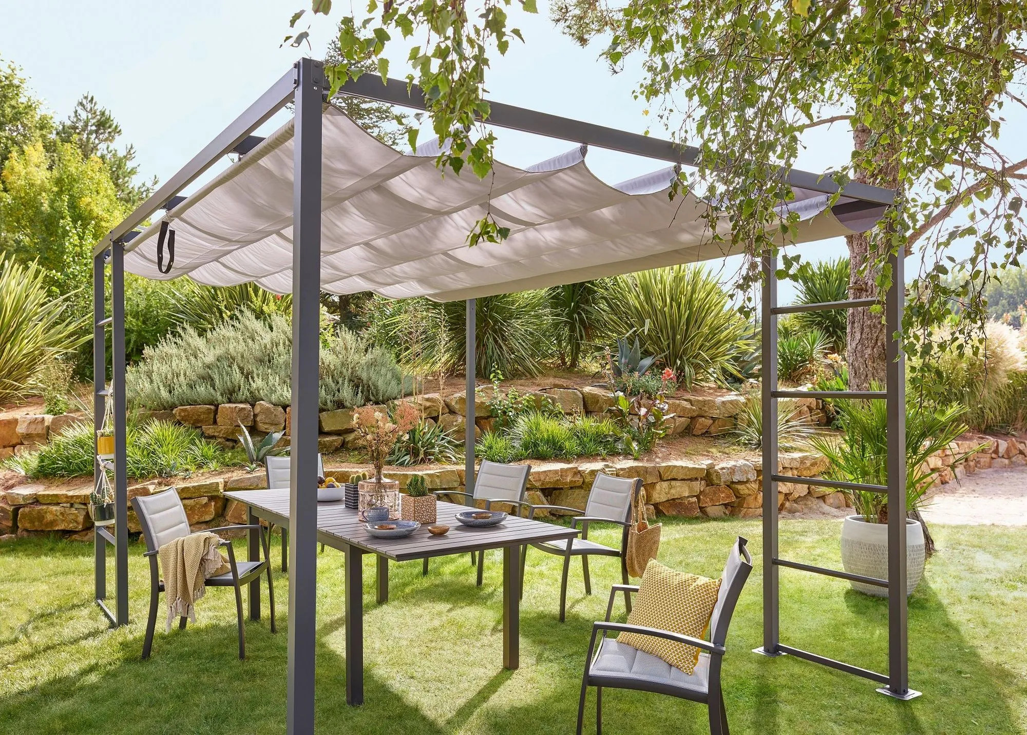 pergola acier