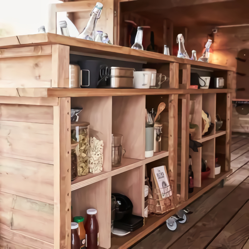 bar mobile cuisine d'été
