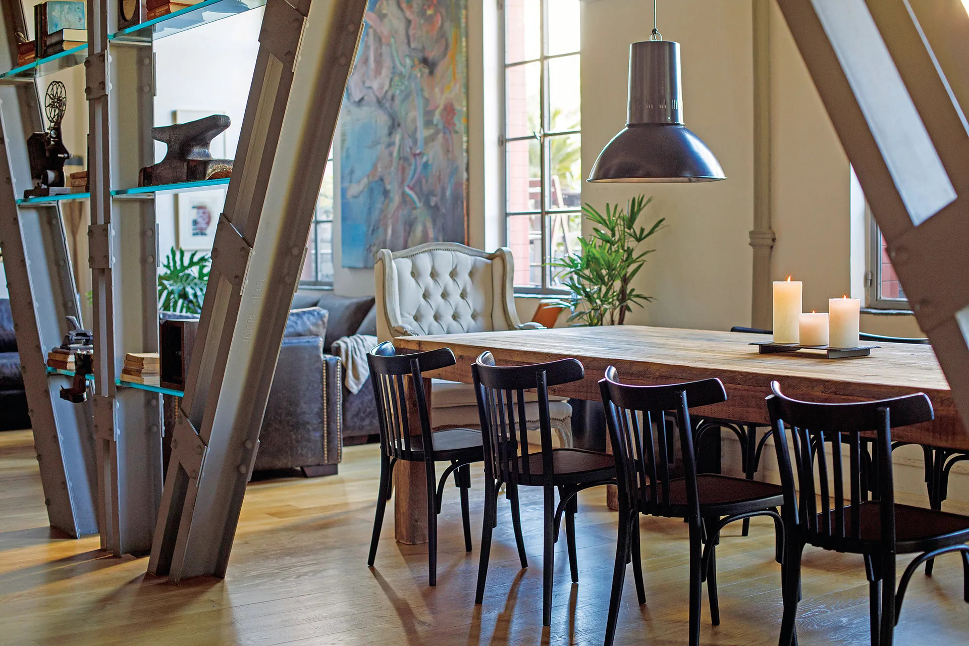 salon et salle à manger loft