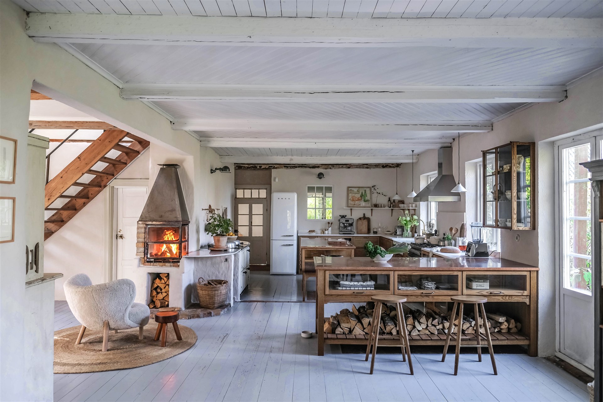cuisine maison de campagne décoration rustique chic