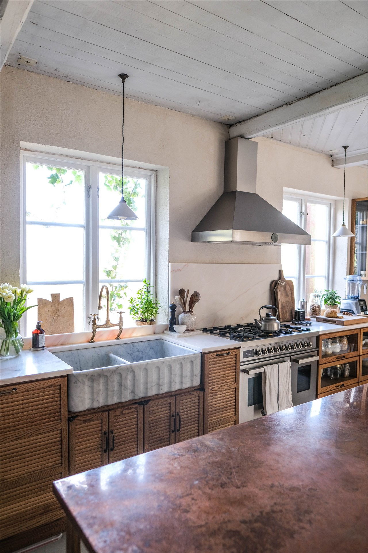 cuisine maison de campagne décoration rustique chic
