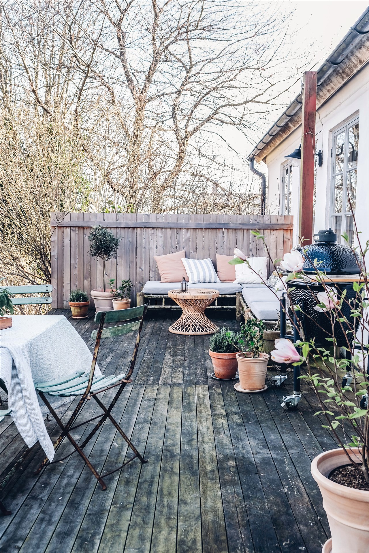 terrasse bois aménagée