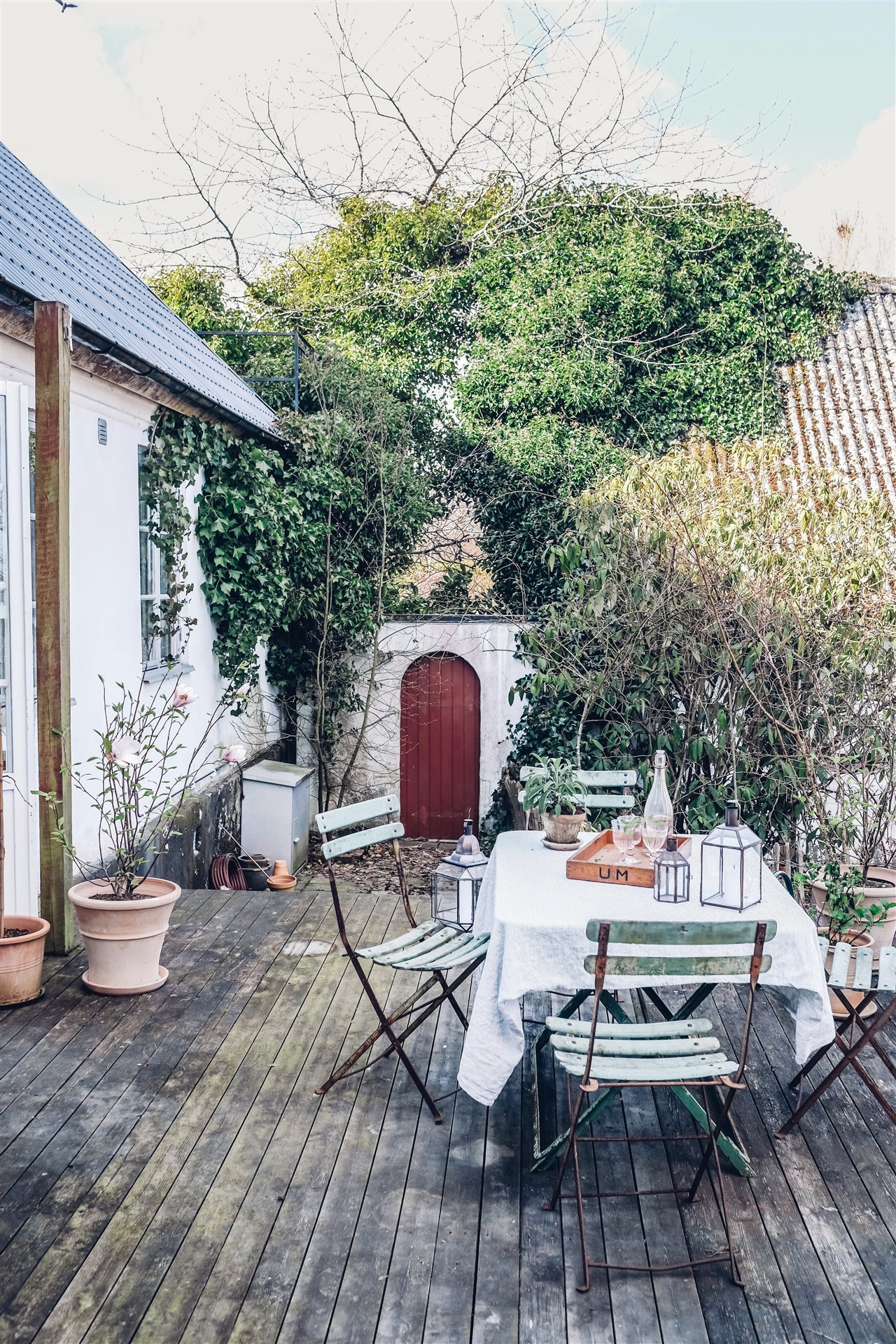 terrasse bois aménagée