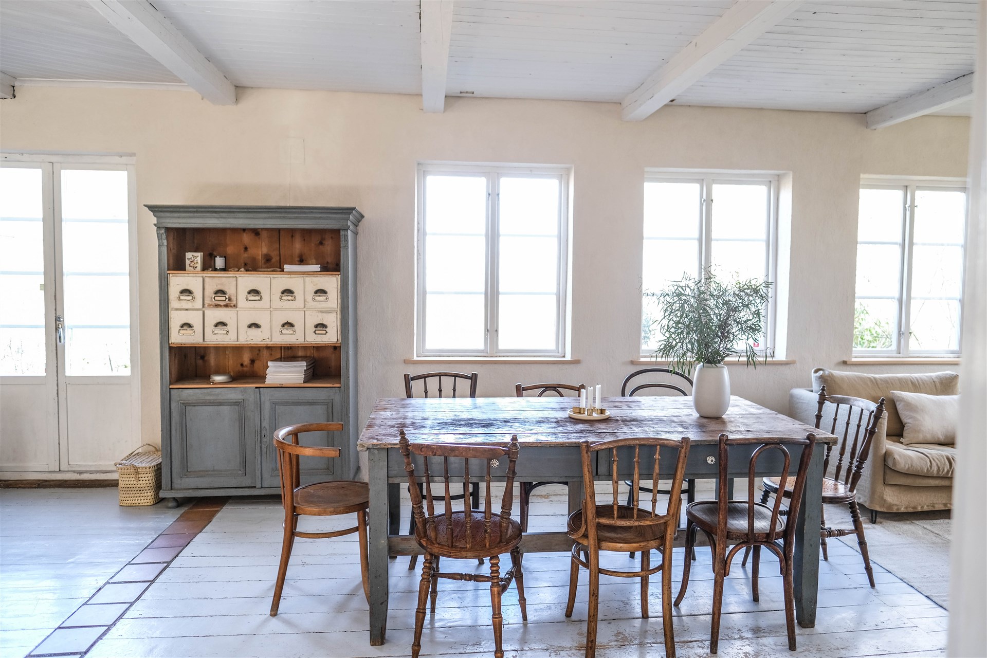 salle à manger maison de campagne décoration rustique chic