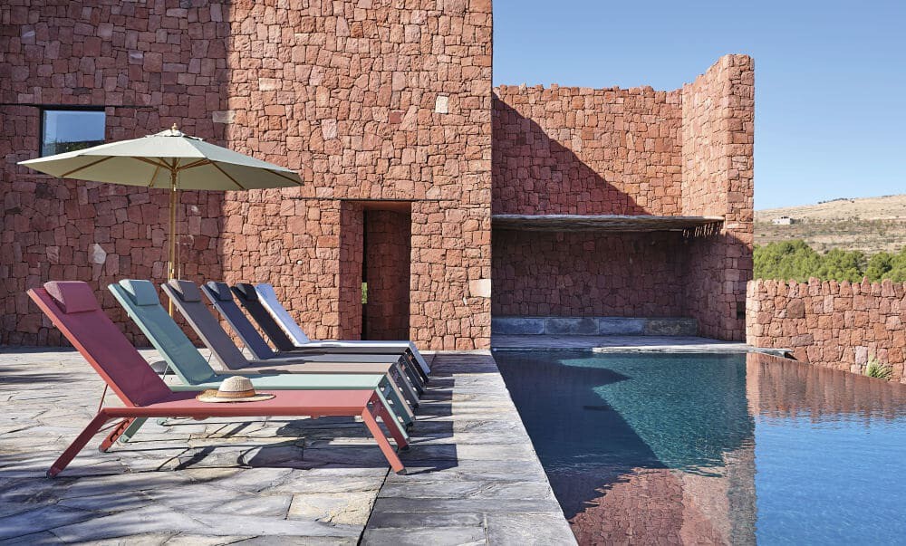 terrasse avec piscine