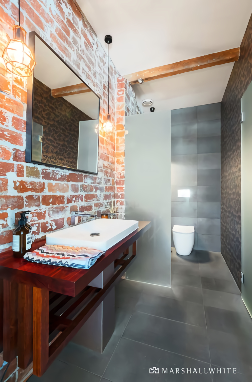 salle de bain loft