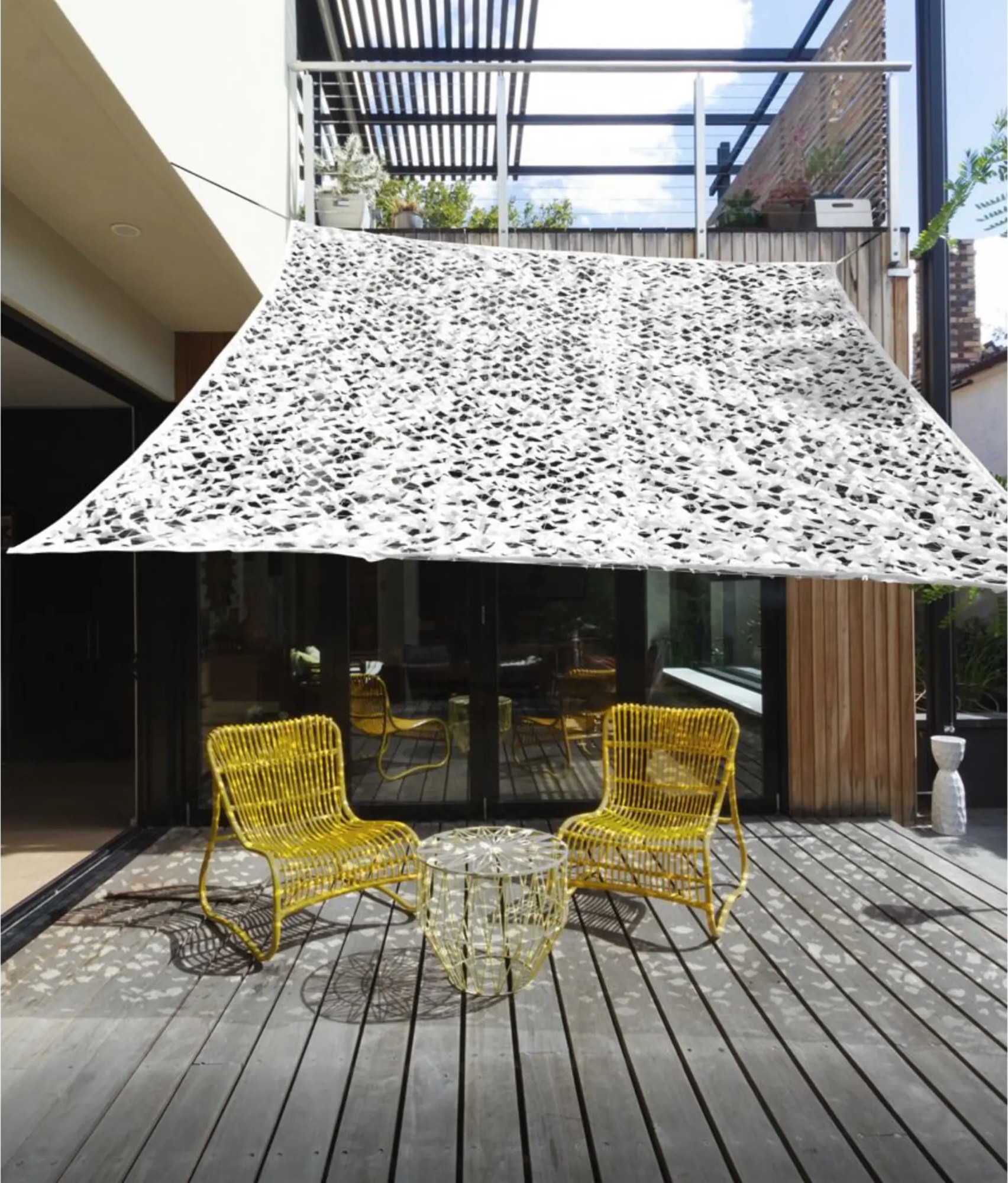 voile d voile d'ombrage ajourée Maisons du Monde