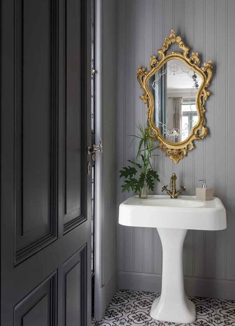 salle de bain style vintage