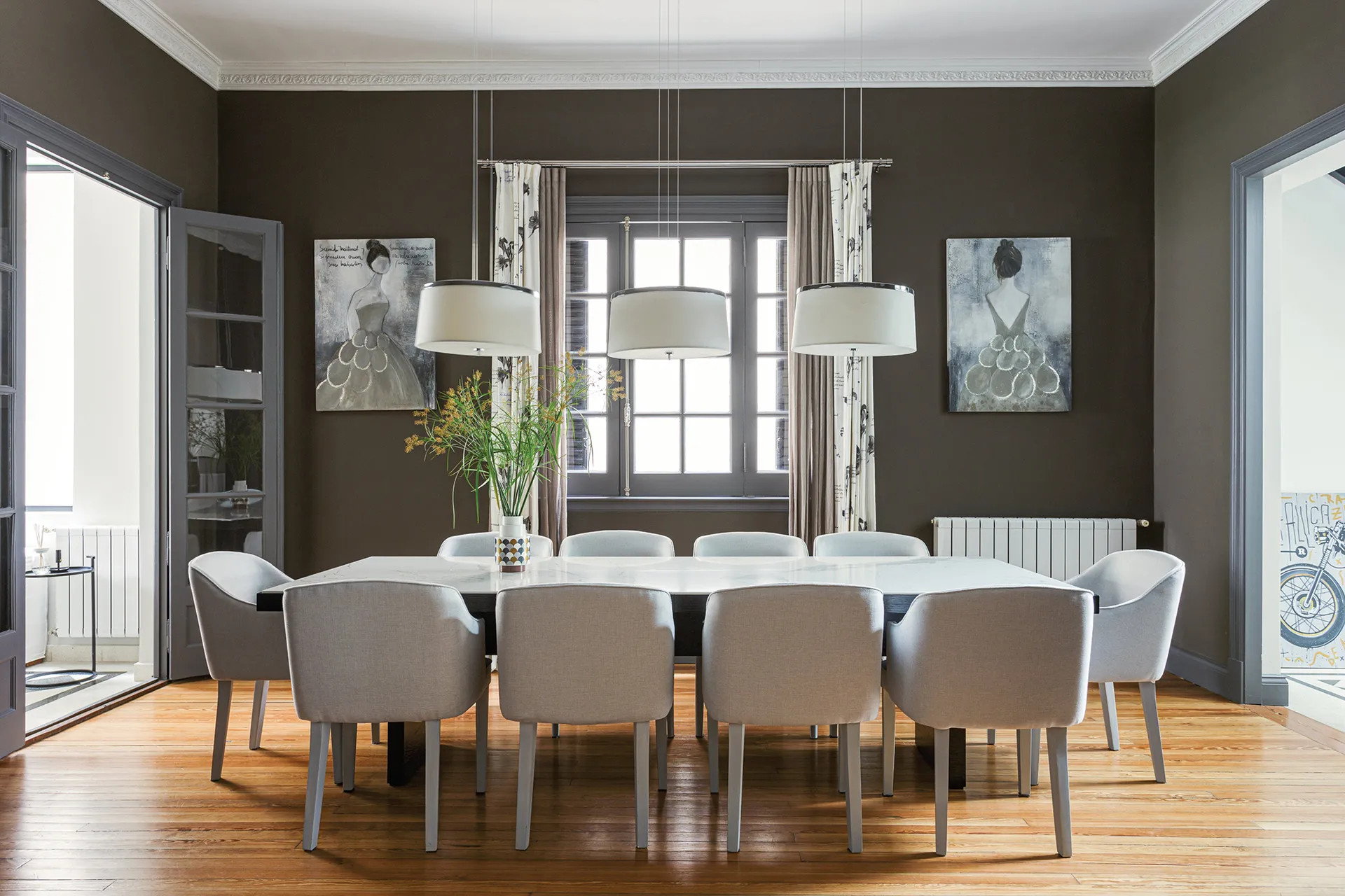 salle à manger moderne maison rénovée