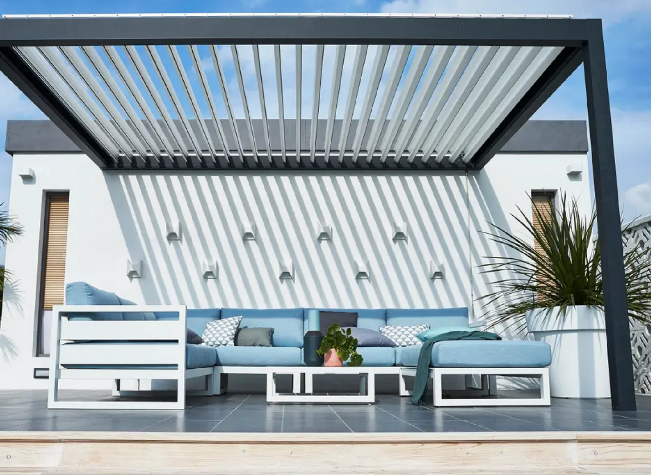 terrasse design avec pergola bioclimatique terrasse design avec pergola bioclimatique