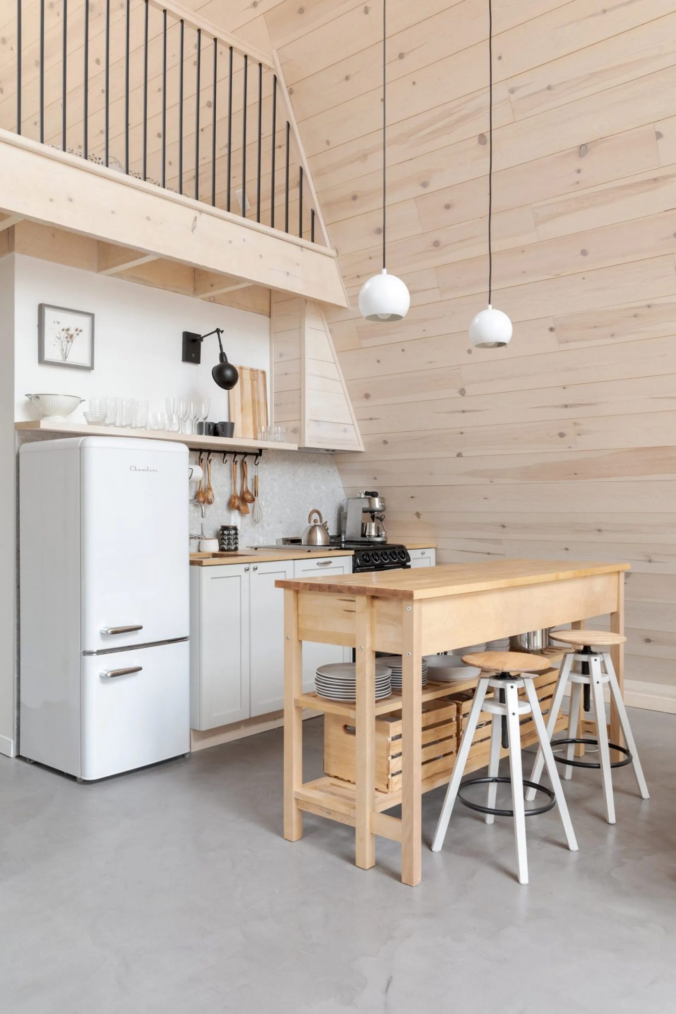 cuisine maison A frame minimaliste cuisine maison A frame minimaliste