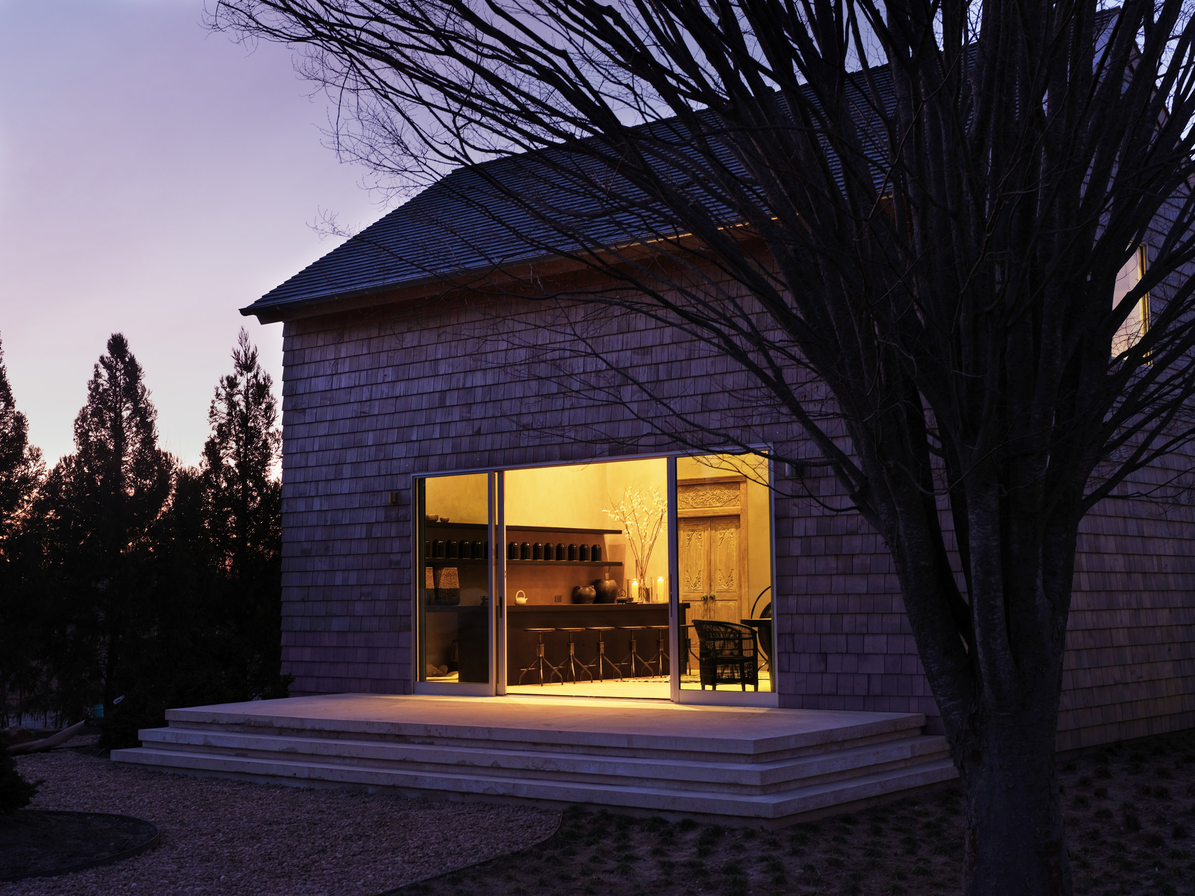 façade maison en bois