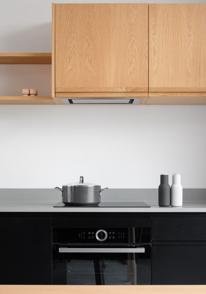 cuisine design noir et bois cuisine design noir et bois