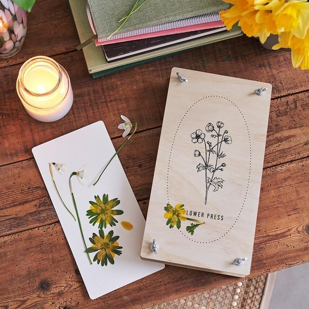presse fleurs en bois