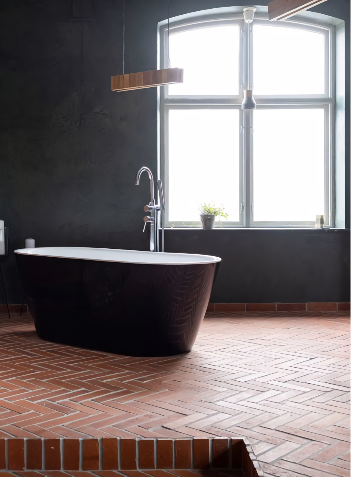 salle de bain décoration rustique chic