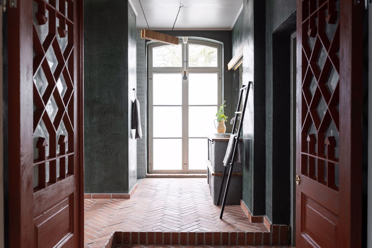 salle de bain décoration rustique chic