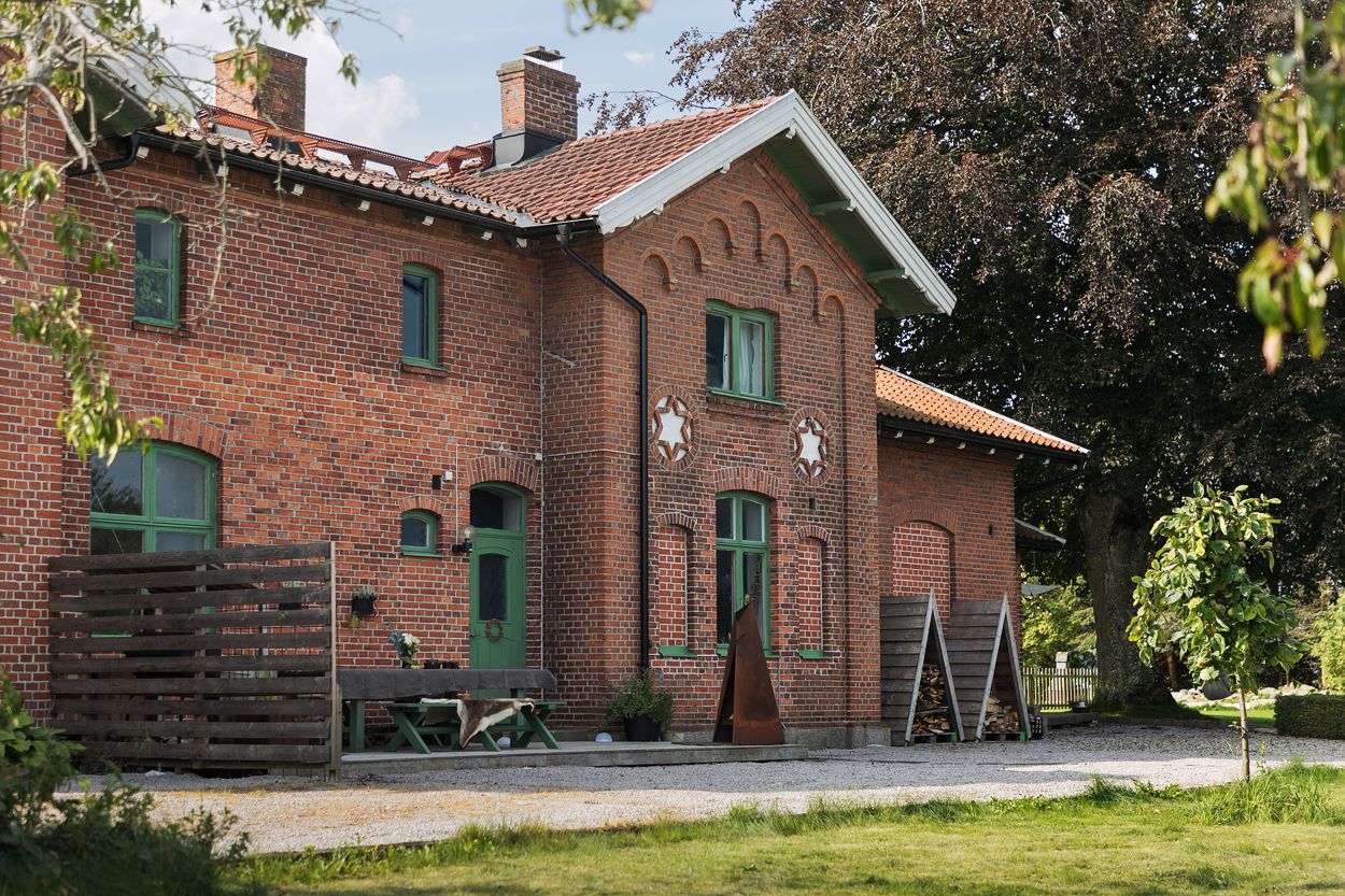 maison façade en briques