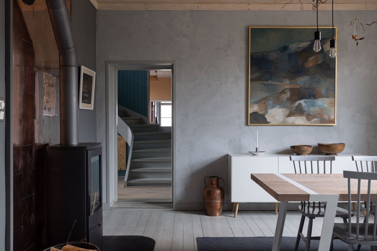 salle à manger décoration rustique chic