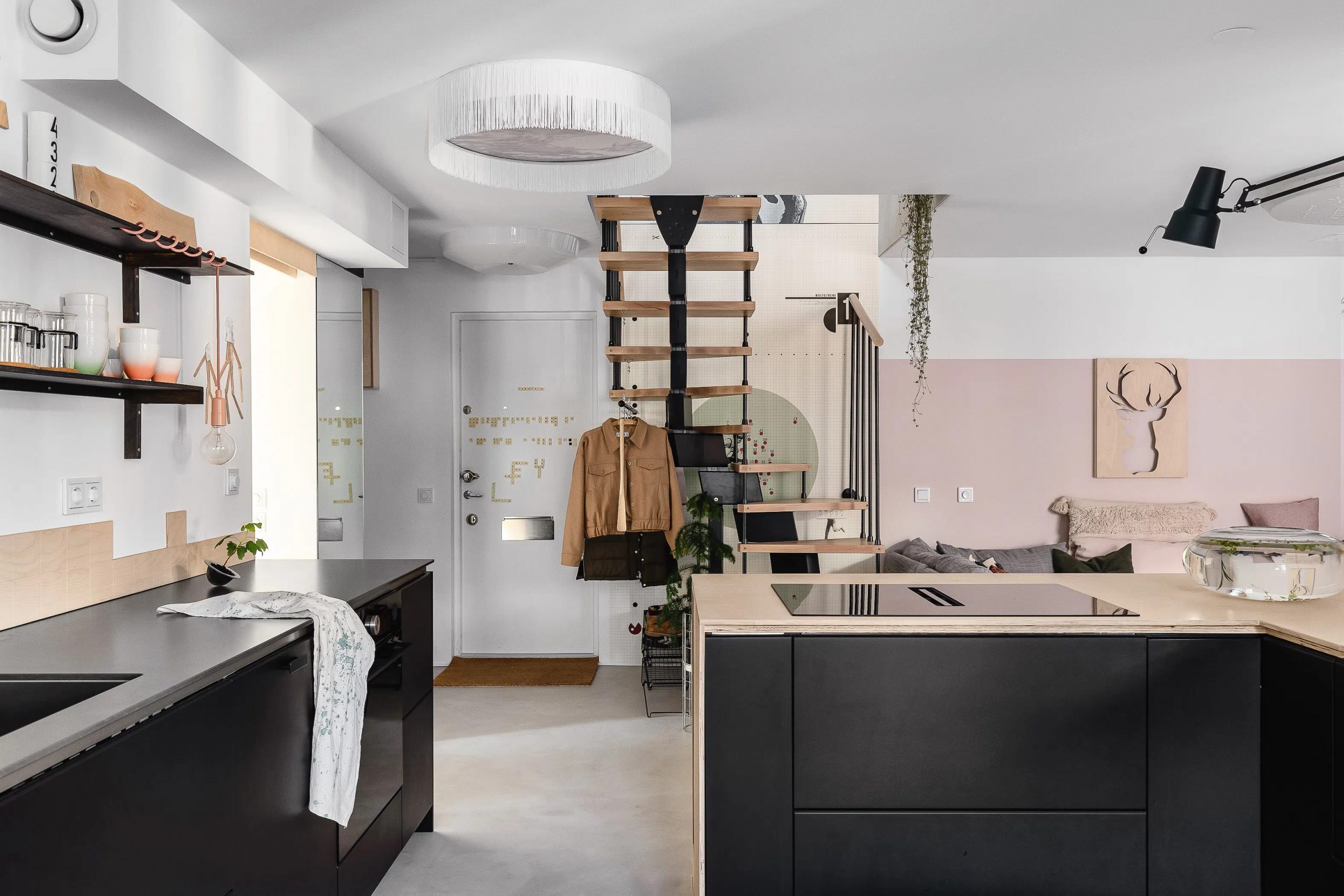 cuisine design bois clair