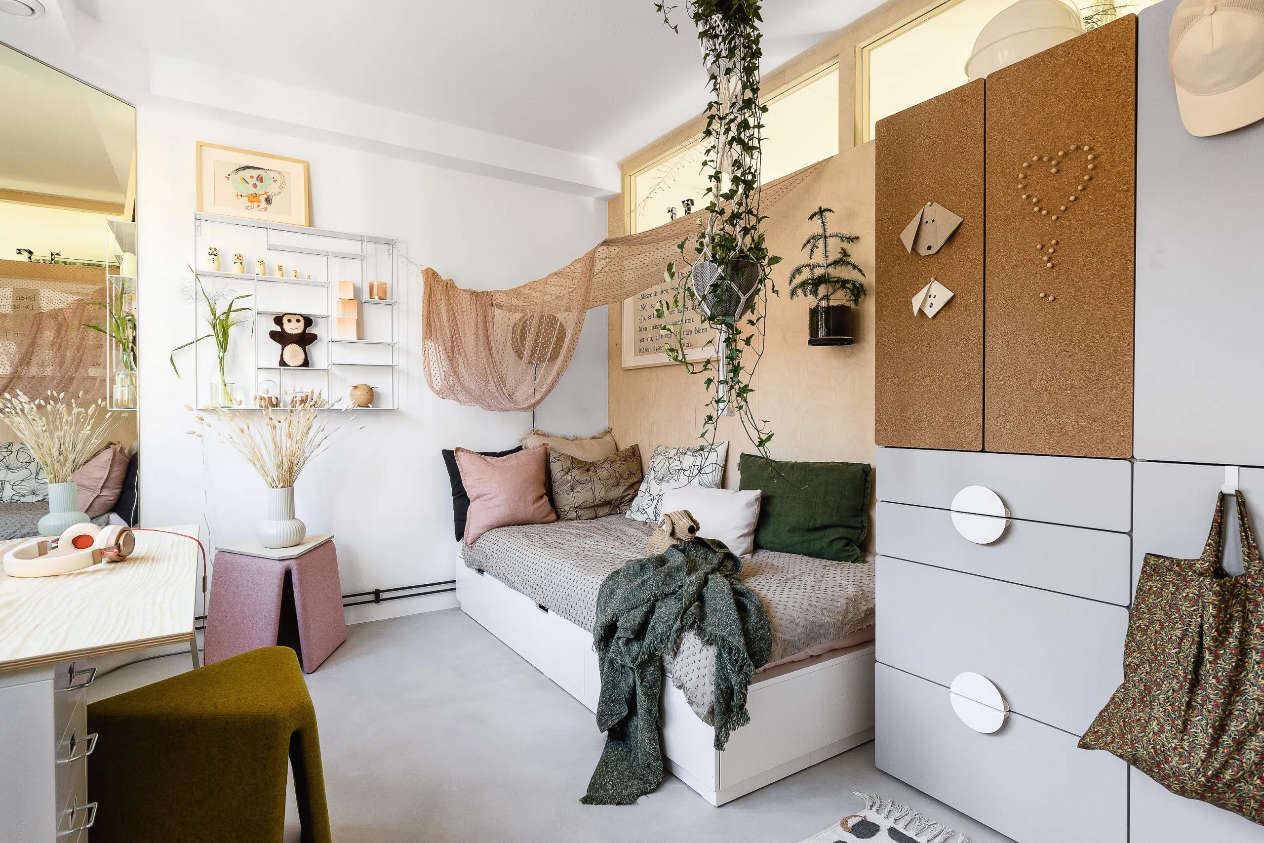 chambre décoration bohème