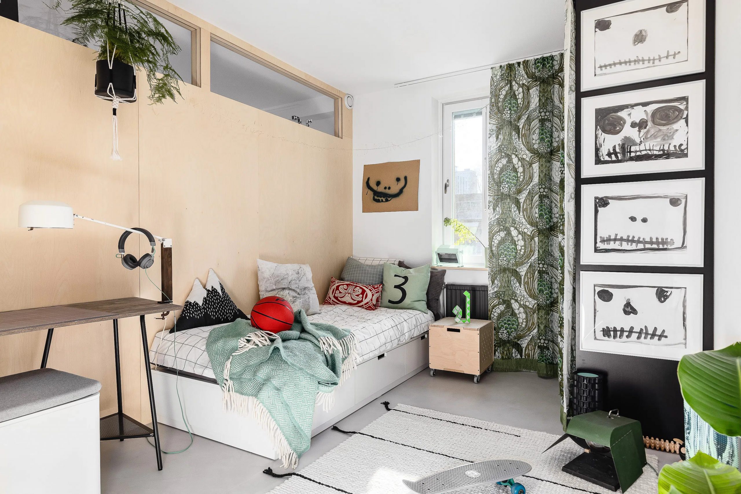 chambre décoration bohème
