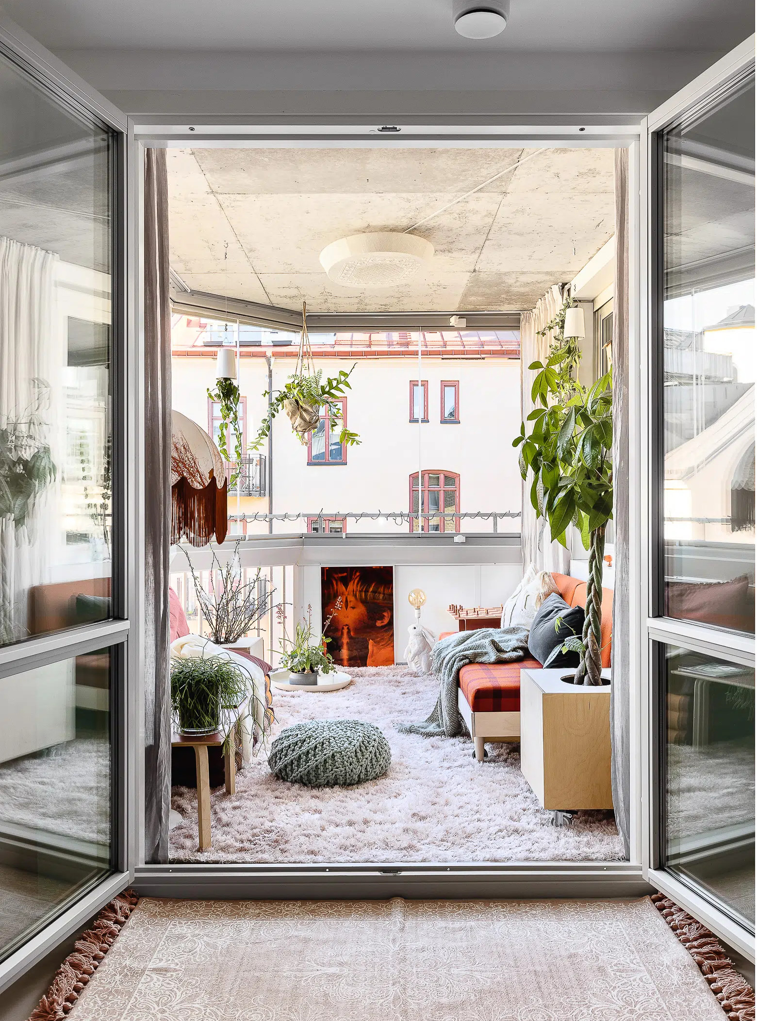 terrasse décoration bohème