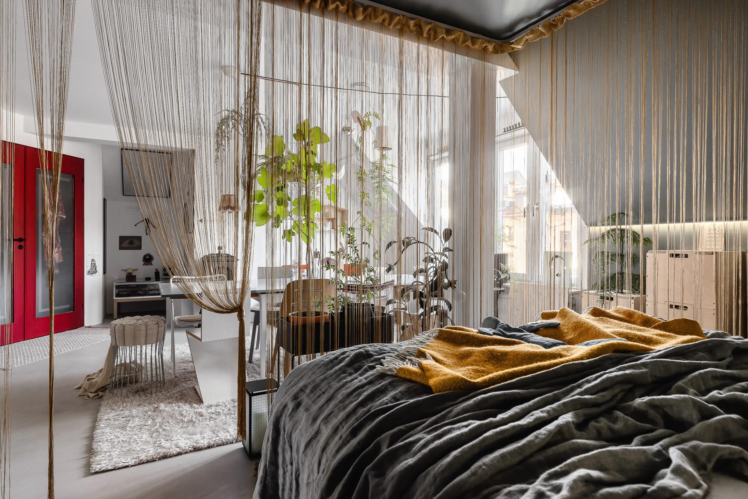 chambre décoration bohème