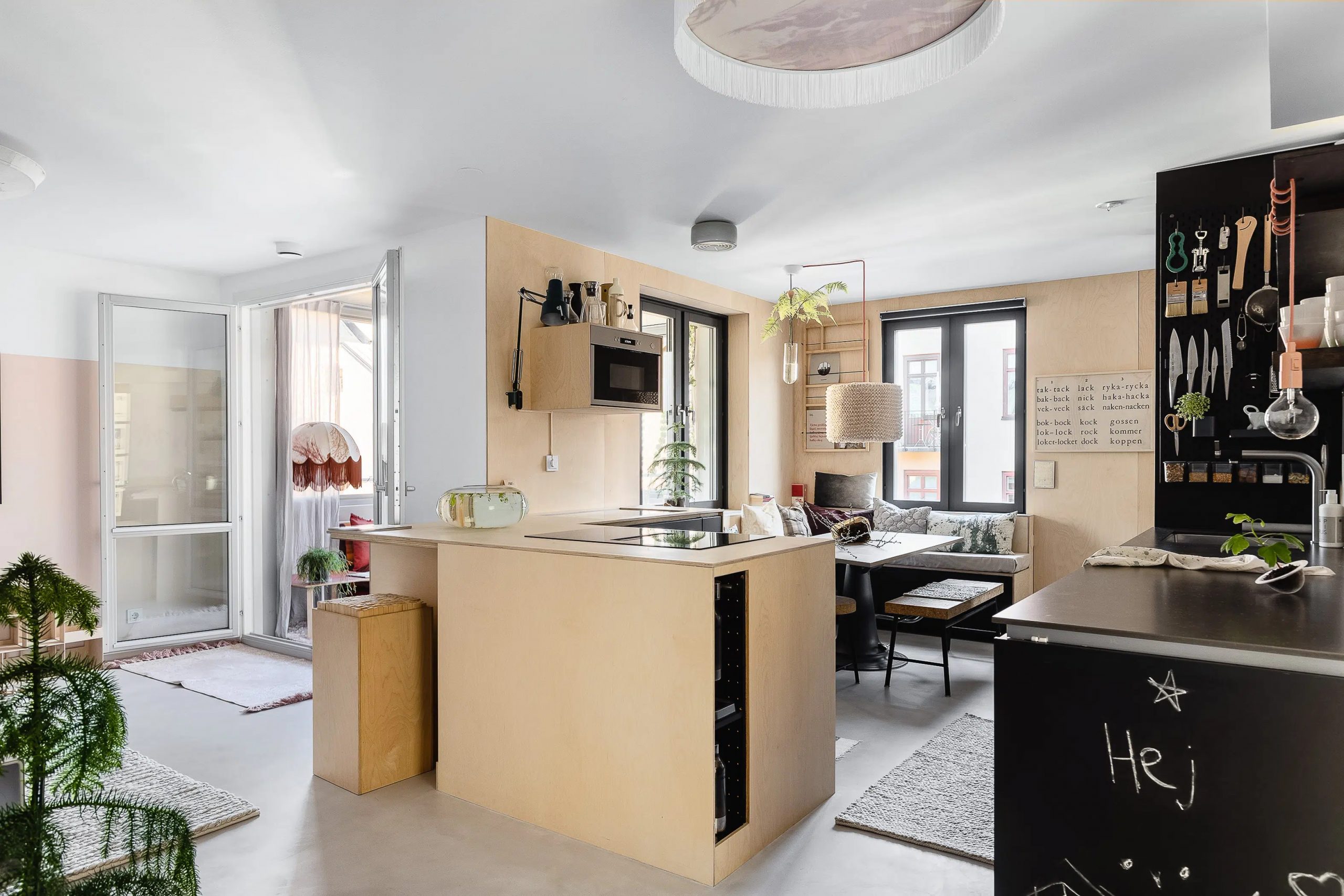 cuisine design bois clair