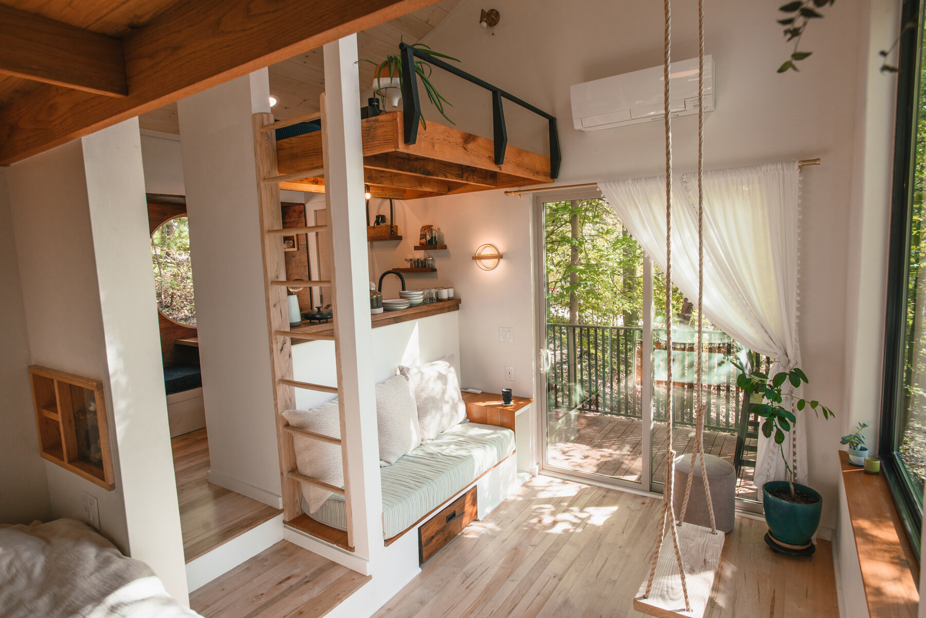 salon mini maison de 37m2 "The Nook"