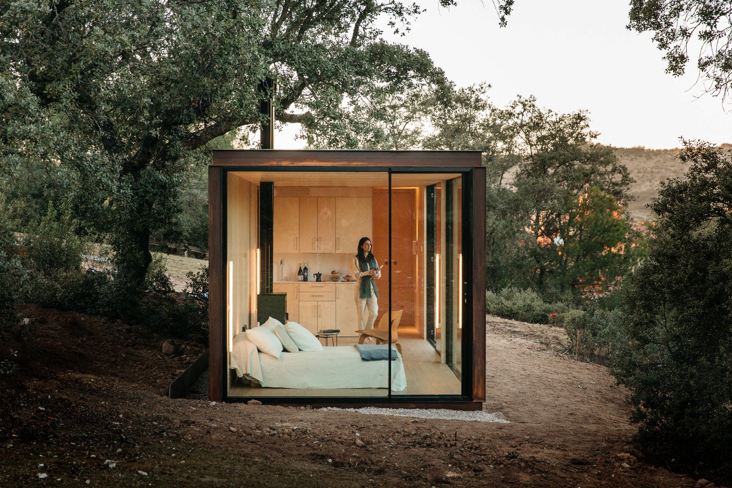 façade mini maison préfabriquée 34m2