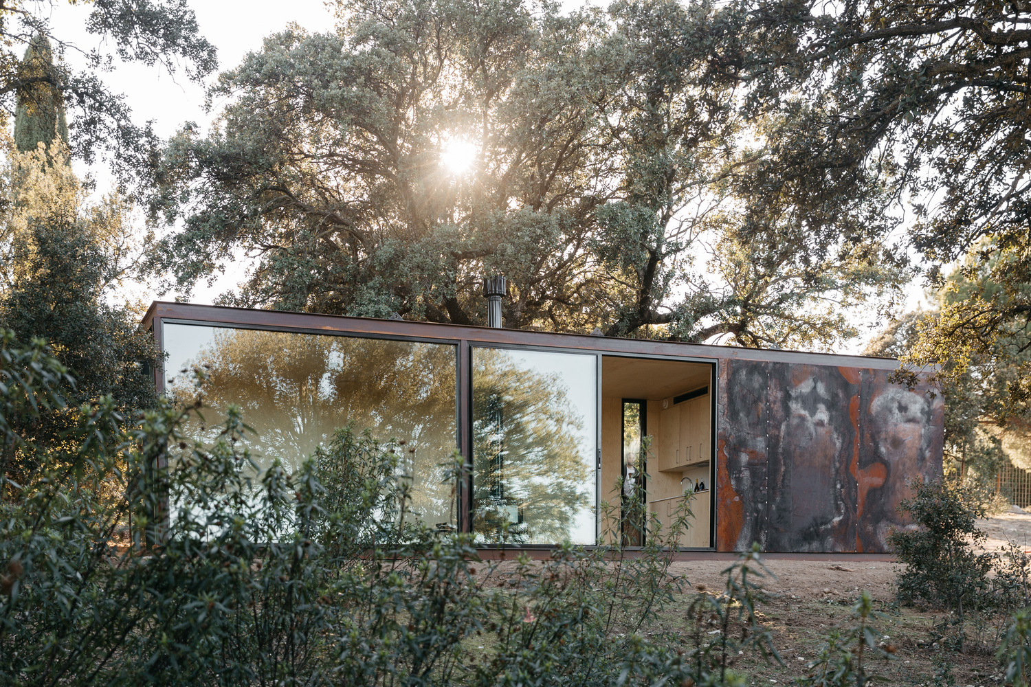 façade tiny house 34m2