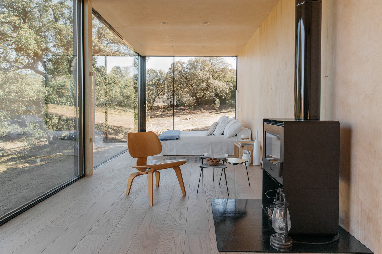 chambre mini maison préfabriquée 34m2