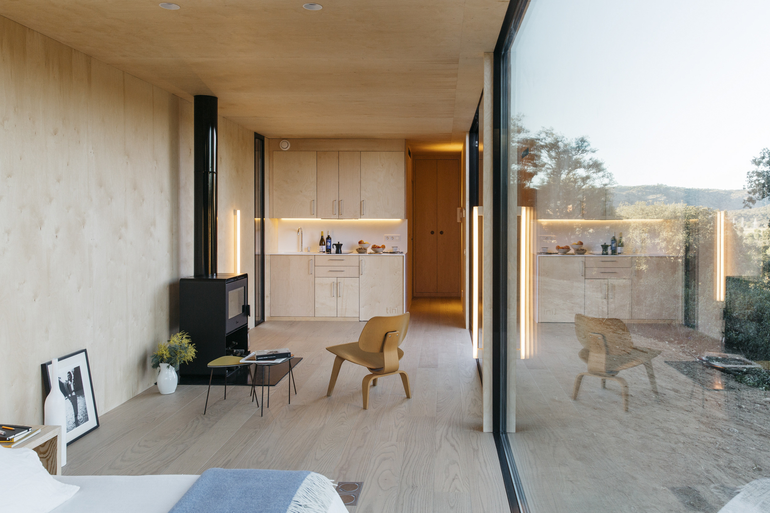 cuisine mini maison préfabriquée 34m2