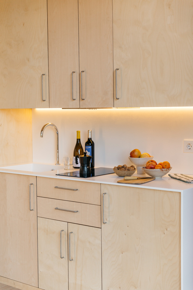 cuisine design bois clair