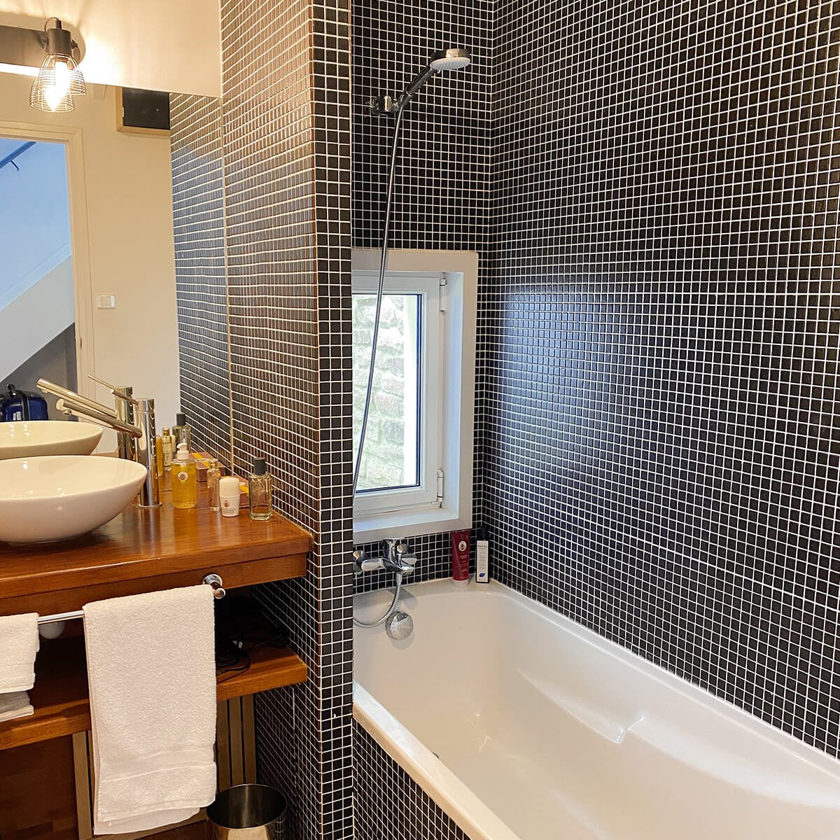 salle de bain bleu sombre salle de bain bleu sombre