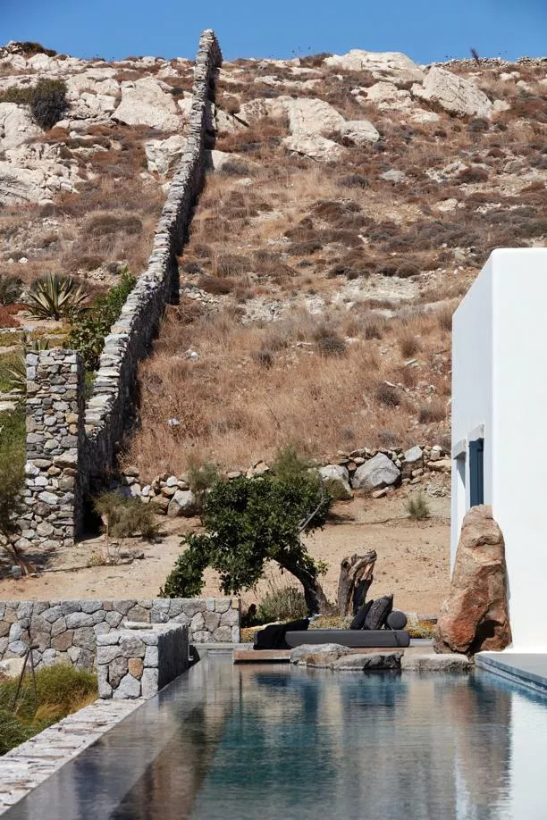jardin avec piscine maison Mykonos jardin avec piscine maison Mykonos